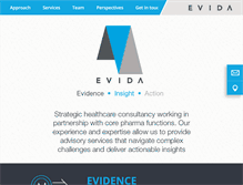 Tablet Screenshot of evida.biz